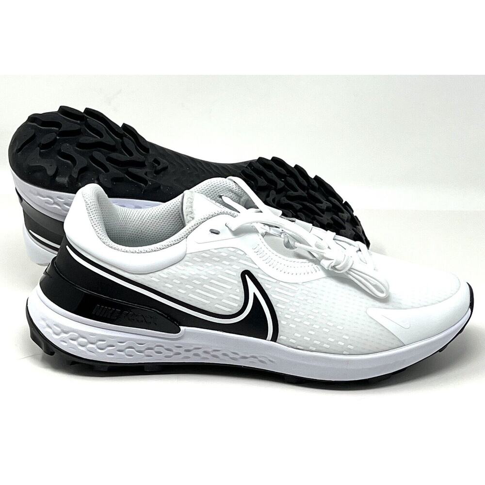 Nike Infinity Pro 2 Mens Sz 10.5 Golf Shoes White Black Photon Dust DJ5593-115